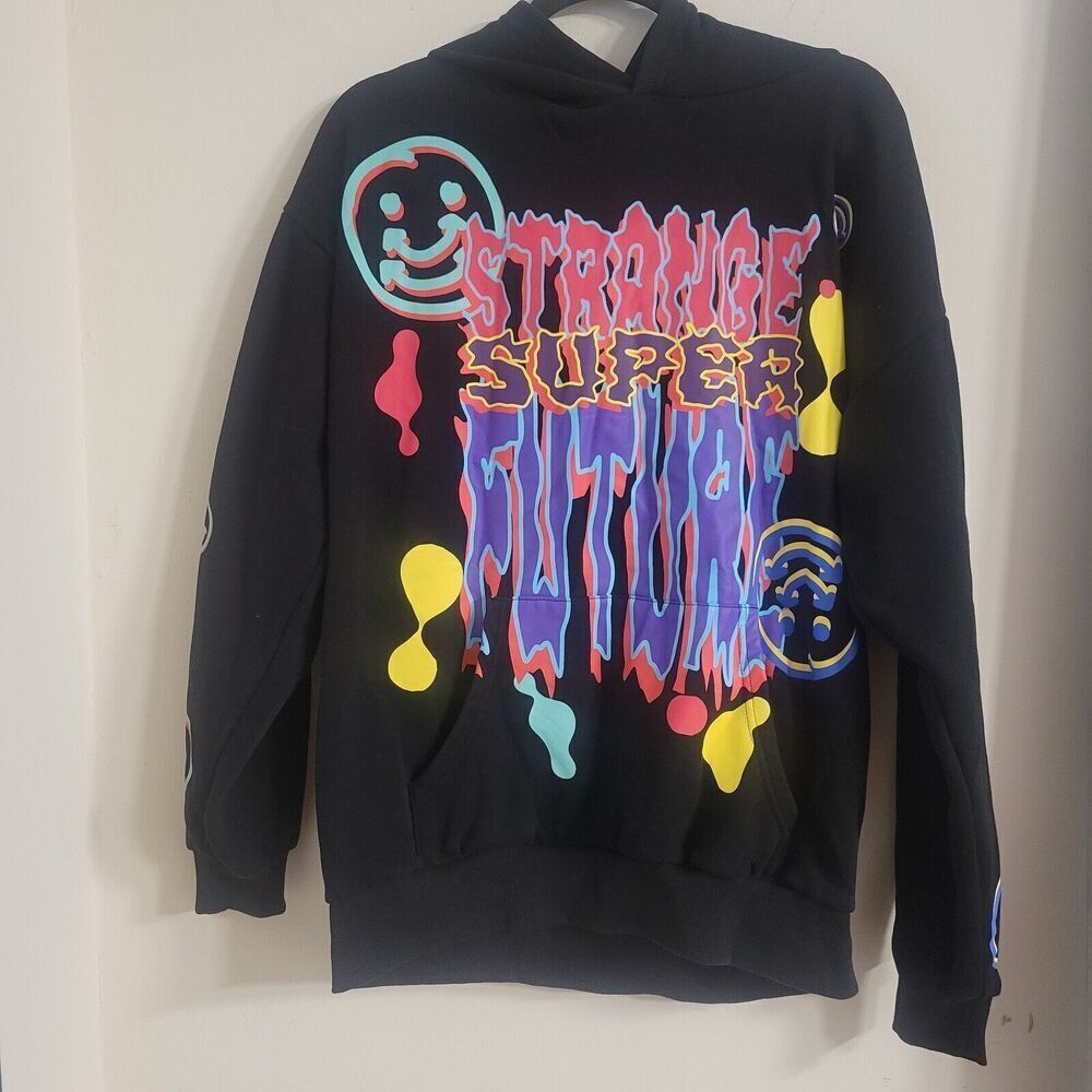 PACSUN size Medium Black Vibrant Wildest Dream Pullover‎ Hoodie Sweatshirt